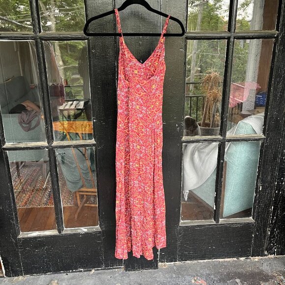 Vintage GAP - Gorgeous Floral Print Maxi Dress - Size 4 - Picture 3 of 4